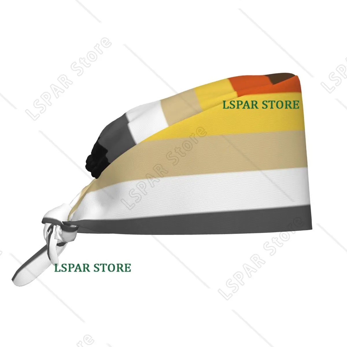 Custom Solid Bear Pride Flag Working Cap Surgical Hats Men Women Gay LGBT GLBT Operating Room Cap Operator Hats Lab Works Hat