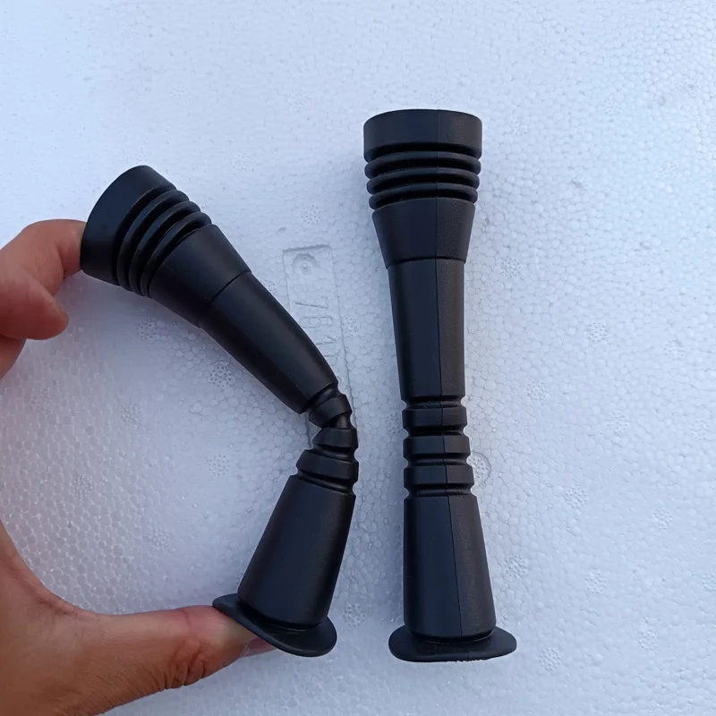 Motorcycle rear view mirror pole protective cover
