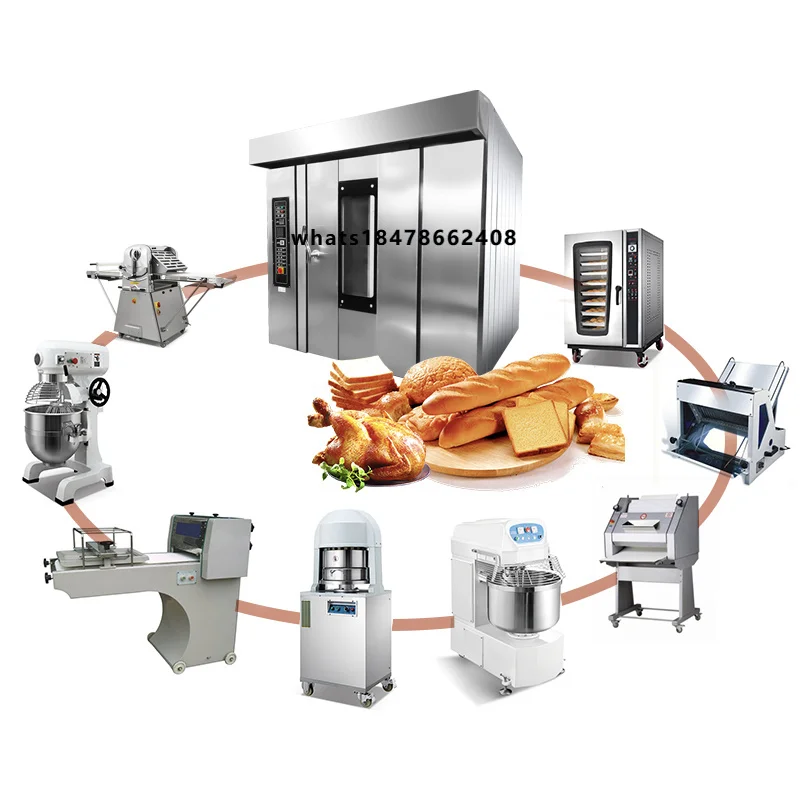 Hongzhong One-Stop Solution Commercial Bakery Equipment Full Set Automatic Bread Production Line
