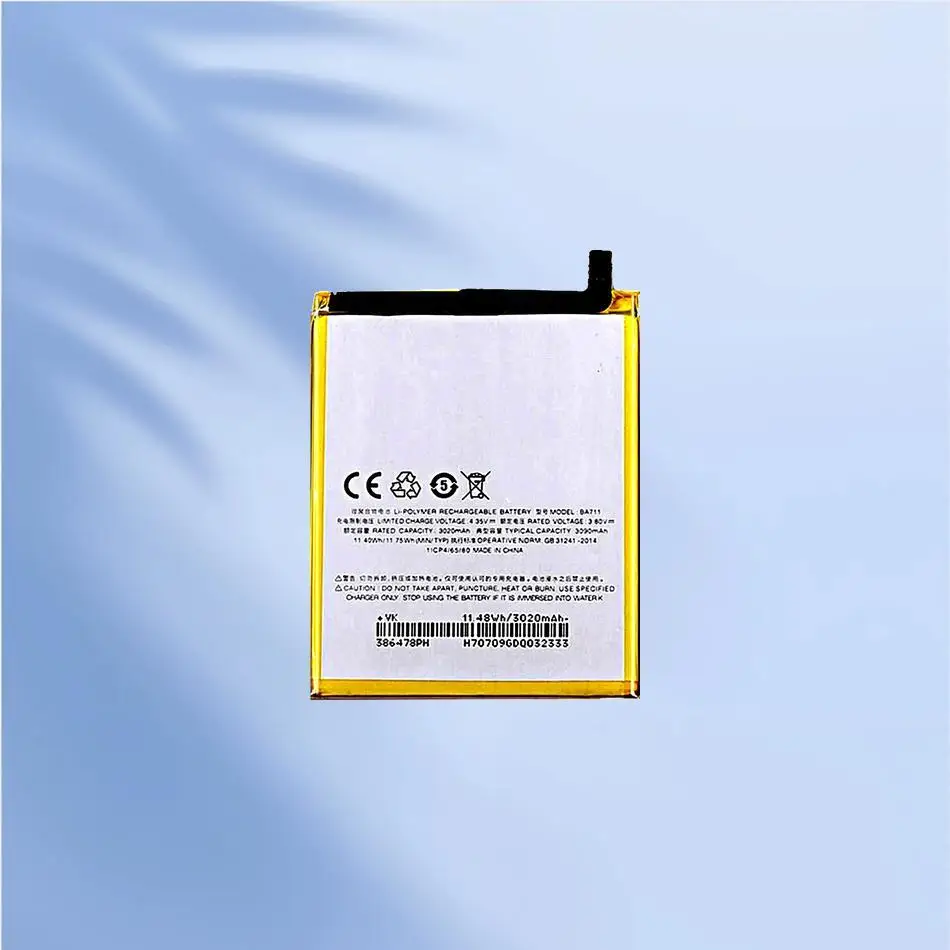 

Сменный аккумулятор BA711 для мобильного телефона Meizu M6 M6mini