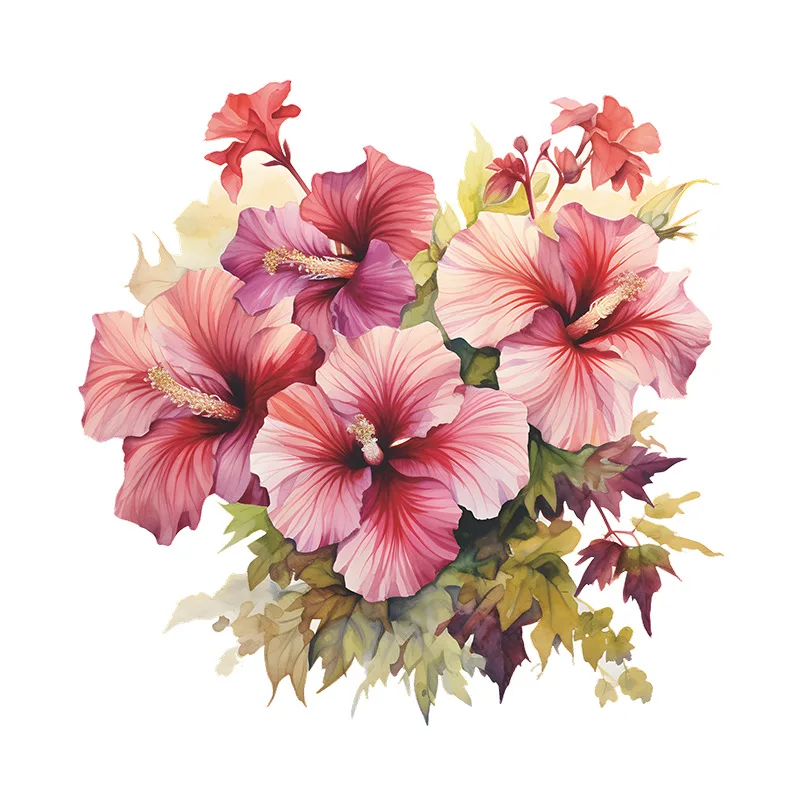 Tropical Cactus Succulent Flower Wall Stickers Kids Room Toilet Home Decor Peel and Stick Decals Home Decoration Posters