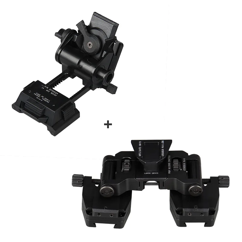 Free shipping PVS14 NVG binocular bridge goggles stent skip rhino mount NVG arms mount for L4 G24 Mounting Helmet Fast mount