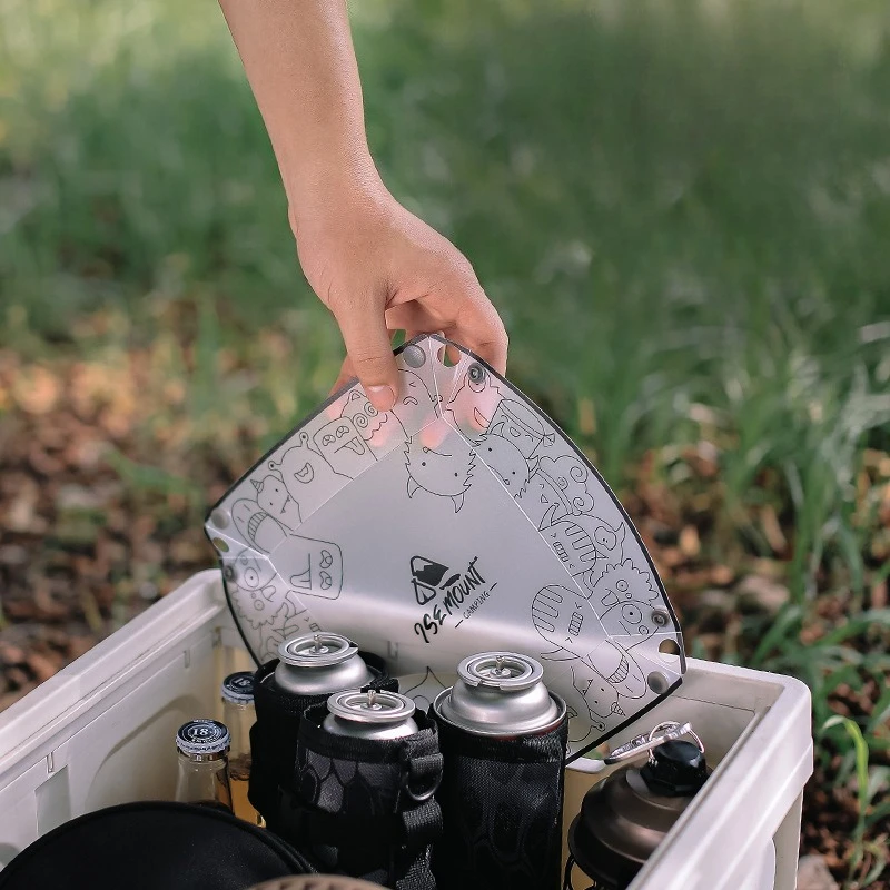 Picture 5: Outdoor Ultra-light Folding Tableware Portable Bowl Plate Coffee Filter Funnel Water Cup Multi-purpose Combination Tableware