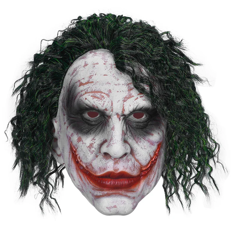

New Clown Mask Halloween Hood Escape Room Costume Props Scary Costumes & Accessories