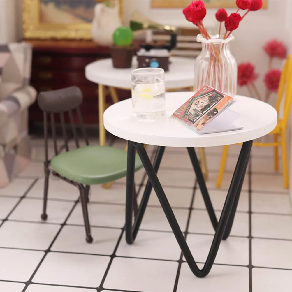 

Miniature Table House Dollhouse Furniture Tiny Rectangular Kitchen Side Coffee Table Mini Tables Smooth Rounded 1 12 Scale