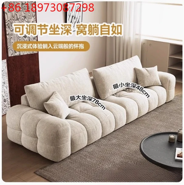 

Итальянский легкий роскошный тканевый диван, современная простая спинка для маленькой квартиры, гостиной