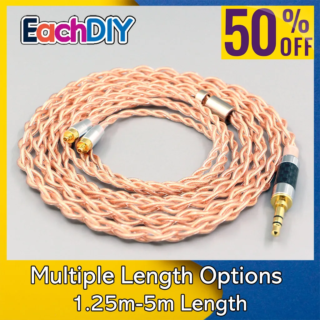 

4 Core 1.7mm Litz HiFi-OFC DIY Headphone Earphone Braided Cable For Dunu dn-2002 DK-3001 DK3001 LN008083