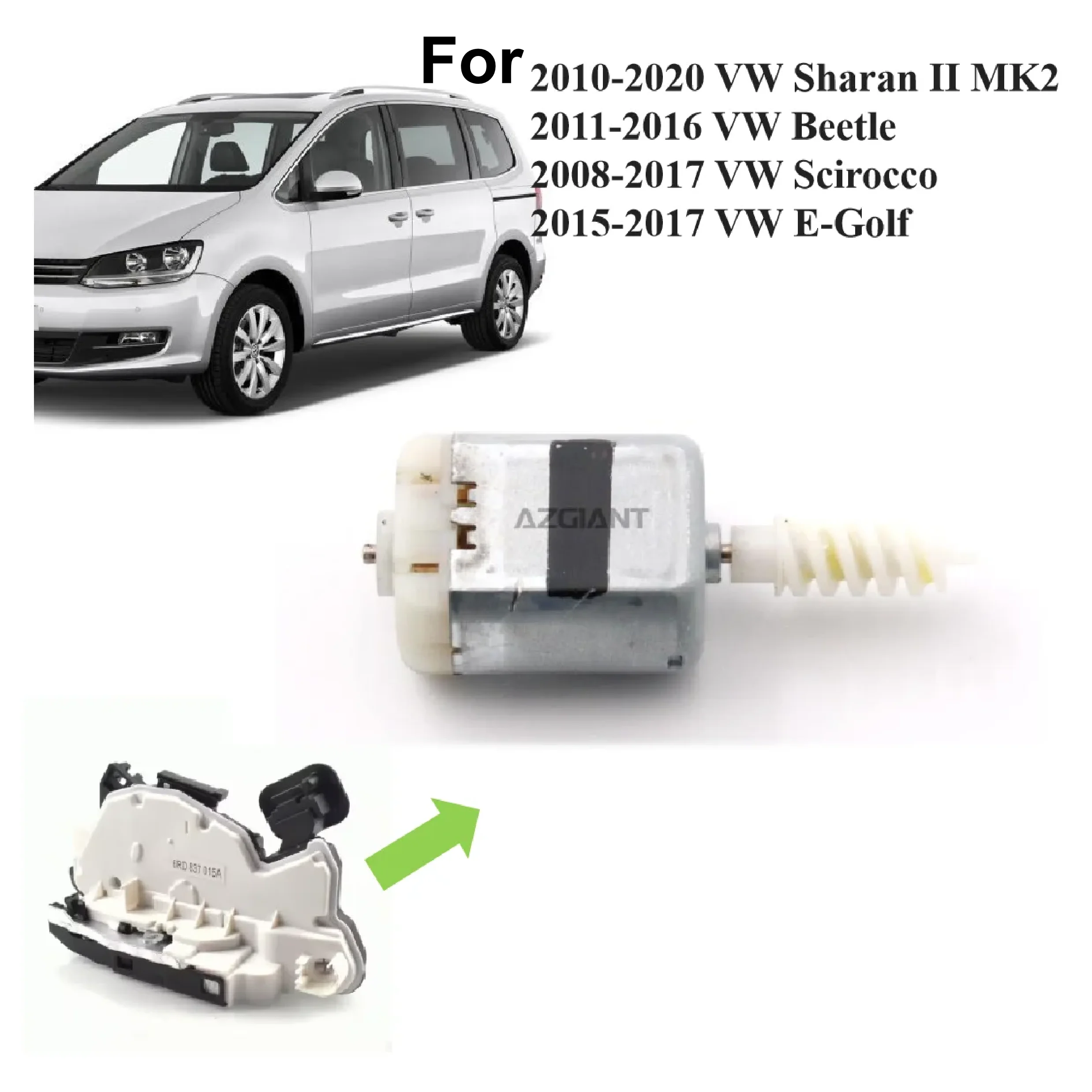 

5К 1837015 B для VW Sharan Beetle Scirocco E-Golf привод дверного замка передняя защита левый правый центр управления C-280SC-18165 VN 606527