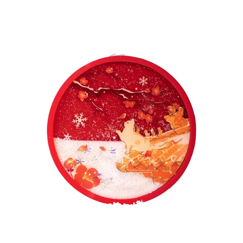 

**Forbidden City Snow Palace Cat Quicksand Silicone Coaster Thermal Insulation Mat Non-slip Tea Mat Onderzetters