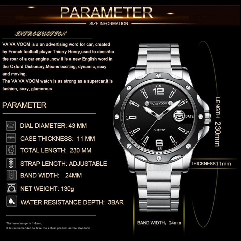 Luxury Business Watches Mens Top Brand Stainless Steel Fashion Male Sport Watch Waterproof Luminous Calendar Clock Man Relógios