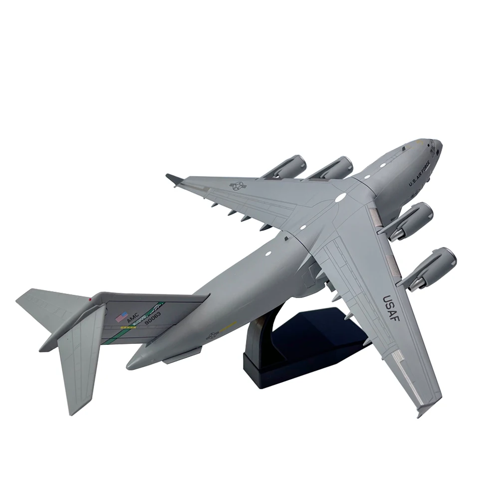 1:200 1/200 Scale US C-17 C17 Globemaster III Strategy Transport Aircraft Diecast Metal Airplane Plane Model Children Toy