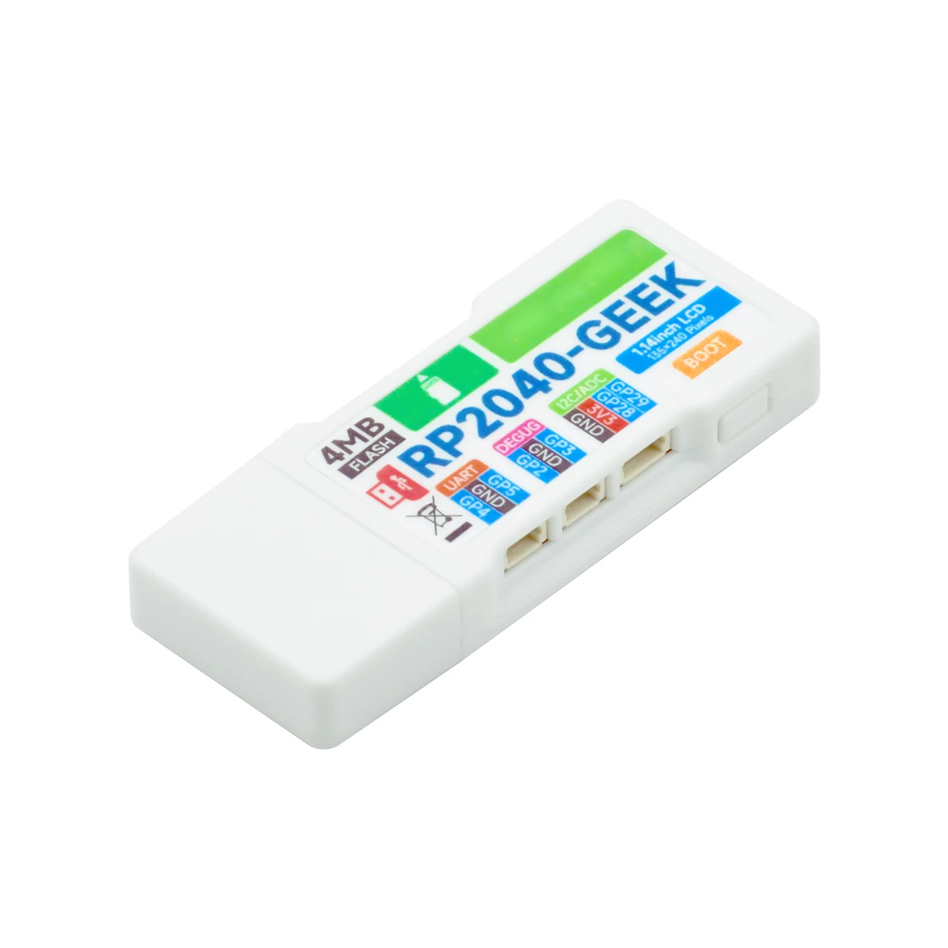 Raspberry Pi Pico RP2040 USB debugging downloader RP2040-GEEK development board with 1.14inch LCD 65K 240x135