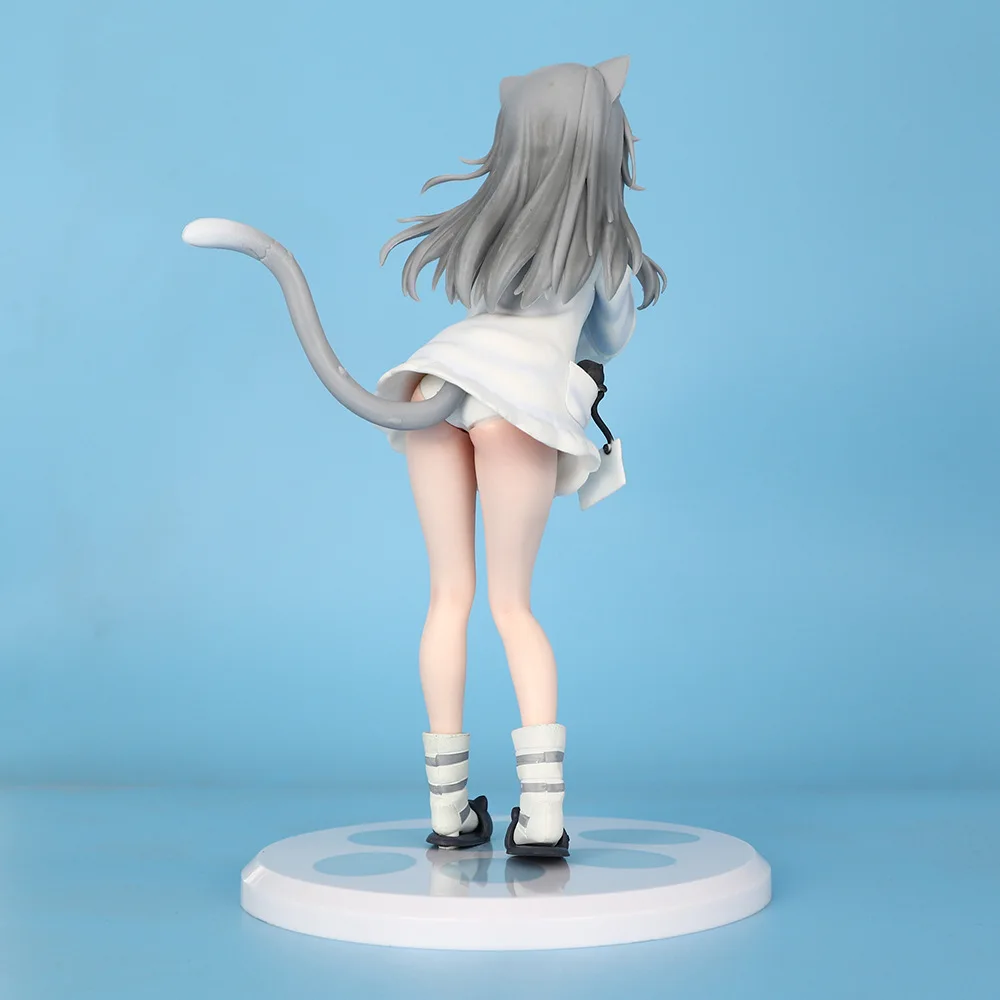 21cm nowy nachoneko Anime rysunek peryferyjny Model z pcv śliczna piękna dziewczyna statua dekoracja stołu ozdoby urodziny prezenty zabawki