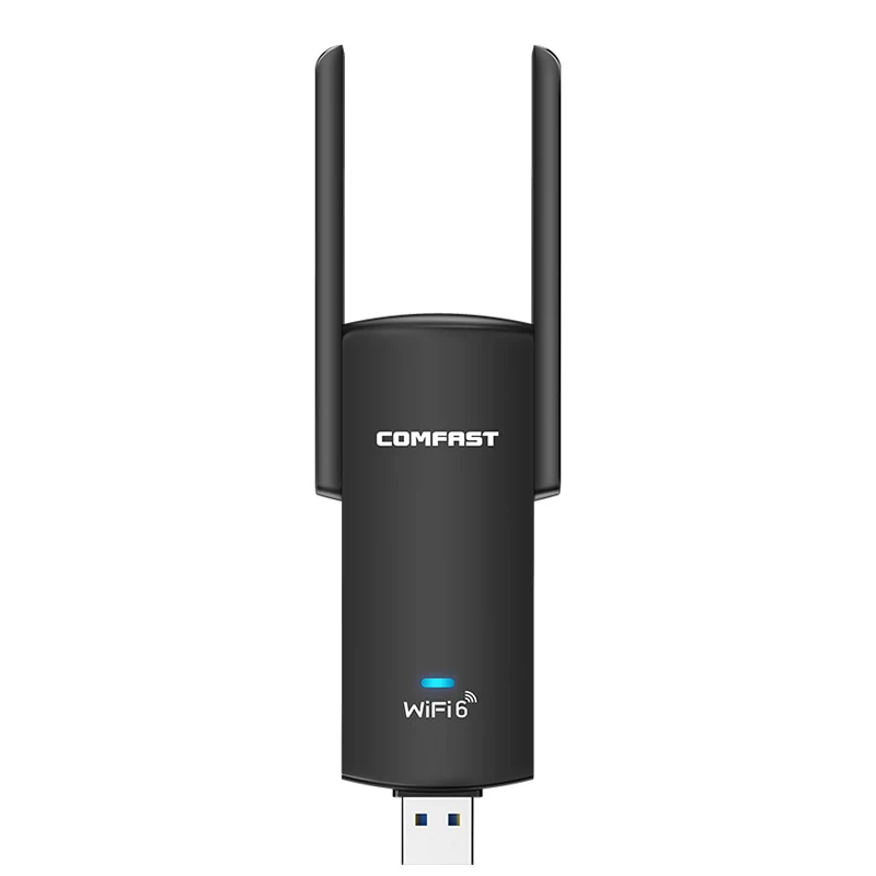 Imagem -02 - Comfast Cf-953ax sem Fio Wifi6 Usb Adaptador de Placa de Rede sem Fio Receptor Gigabit Banda Dupla Usb3.0 1800mbps 2.4g 5.8ghz Jogo