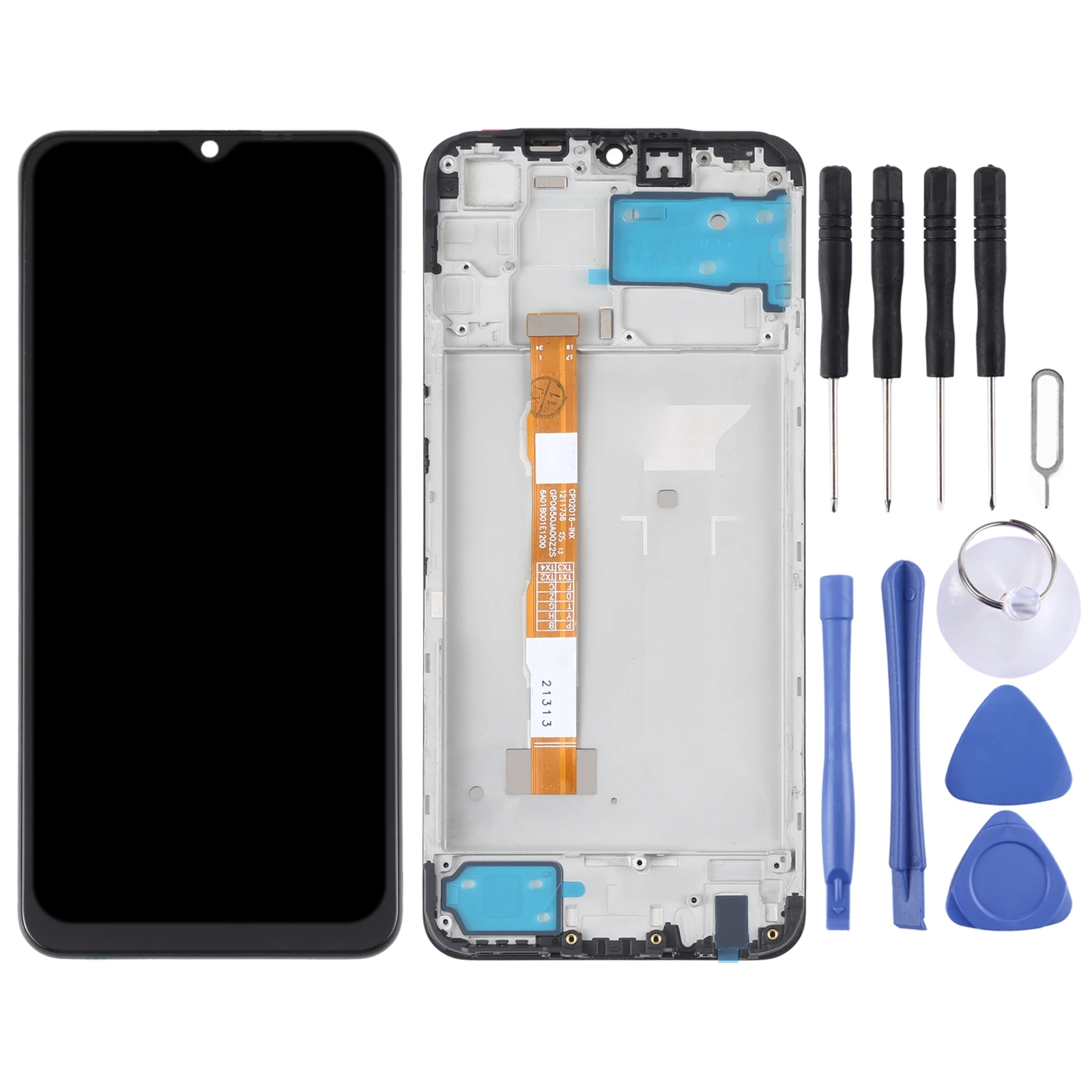 LCD Screen and Digitizer Full Assembly With Frame for vivo Y30 (China) / Y20s / Y20 / Y20i V2027 V2032 V2029 V2034A