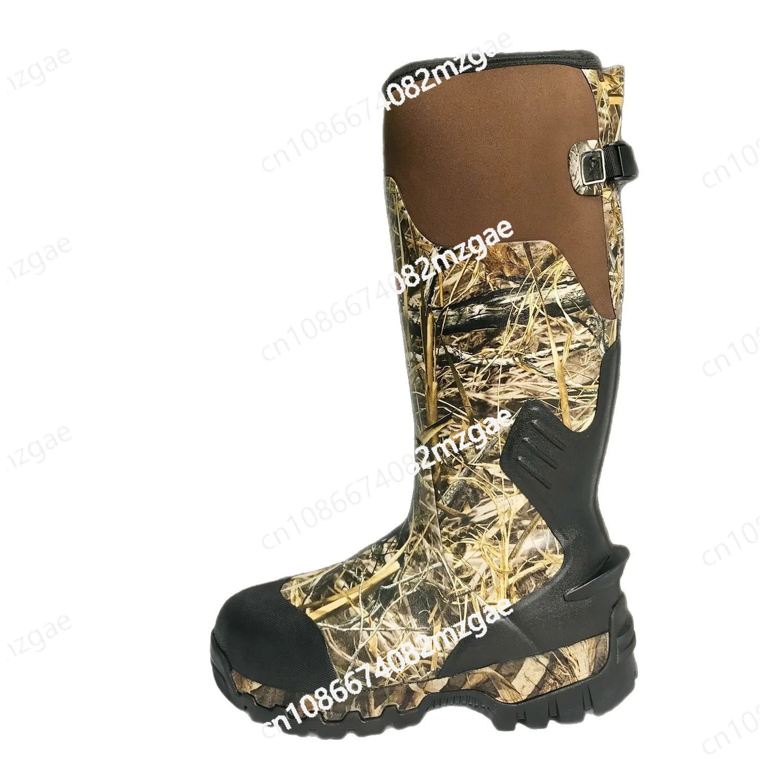 Outdoor men's camouflage tactical boots long tube warm winter outdoor