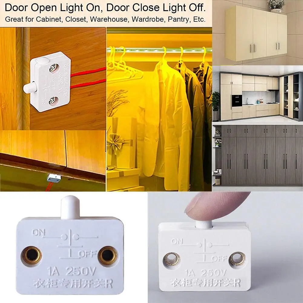 Travel Limit Switch Intelligent Furniture Cabinet Special Wardrobe Light Touch Door Control Switch Ultra-thin Machinery