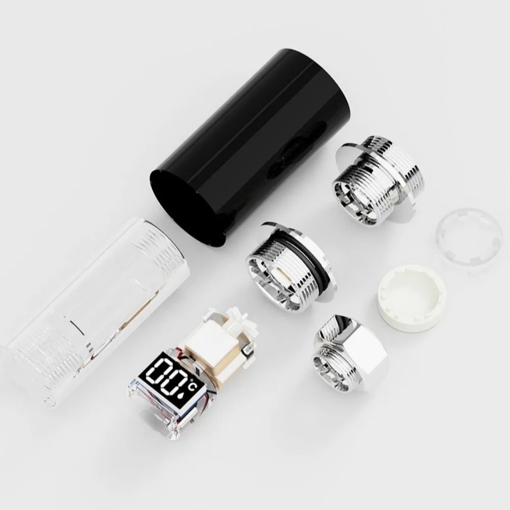 

Waterproof Shower Nozzle Thermometer Intelligent Temperature LED Digital Display Water Temperature Gauge Wide Temperature Range