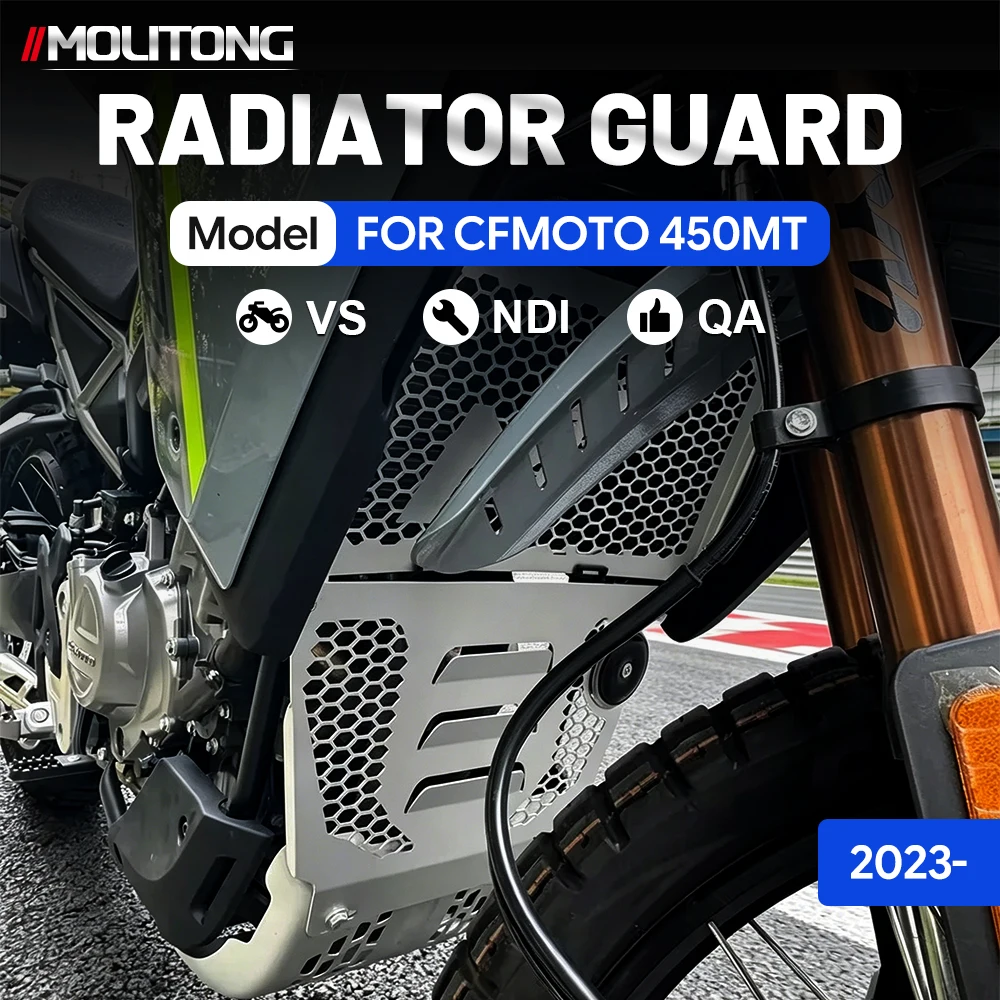 New FOR CFMOTO 450MT MT 450 2023-2025 Motorcycle Engine Water Tank Radiator Grill Oil Cooler Guard Protection Cover	CF-SXW-2