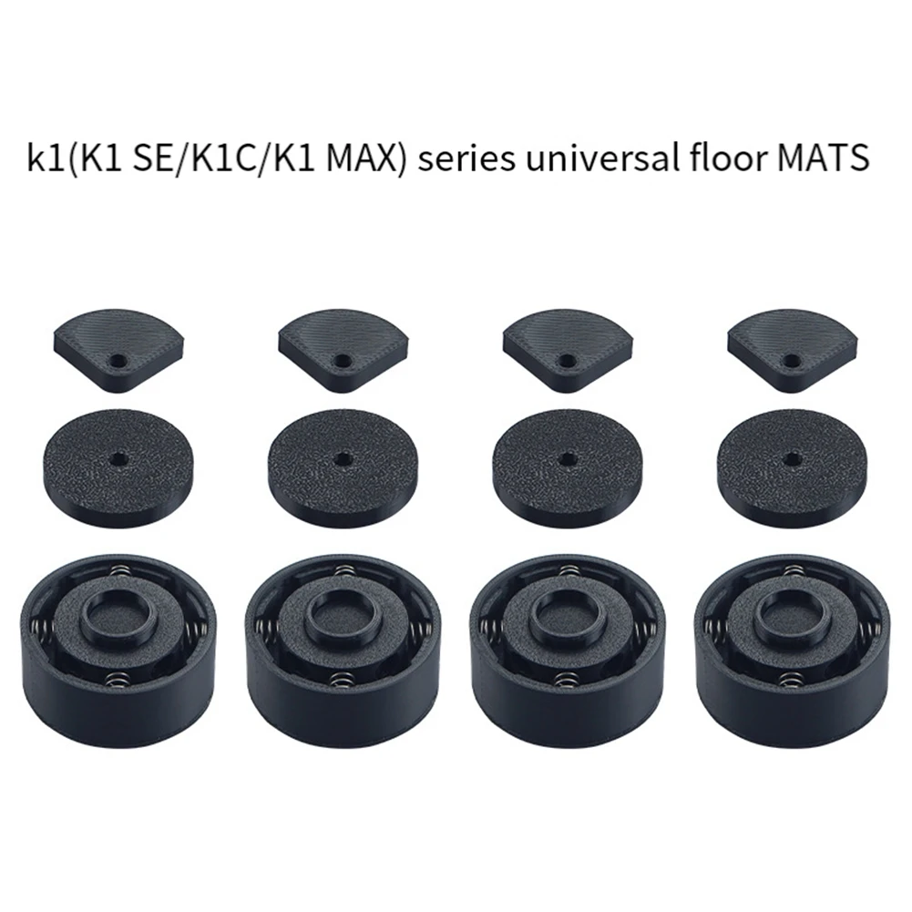 

4 шт. амортизирующие пружинные подставки для ног с подшипниками, противоударные накладки для 3D-принтеров Creality K1/K1 SE/K1C/K1 MAX Series