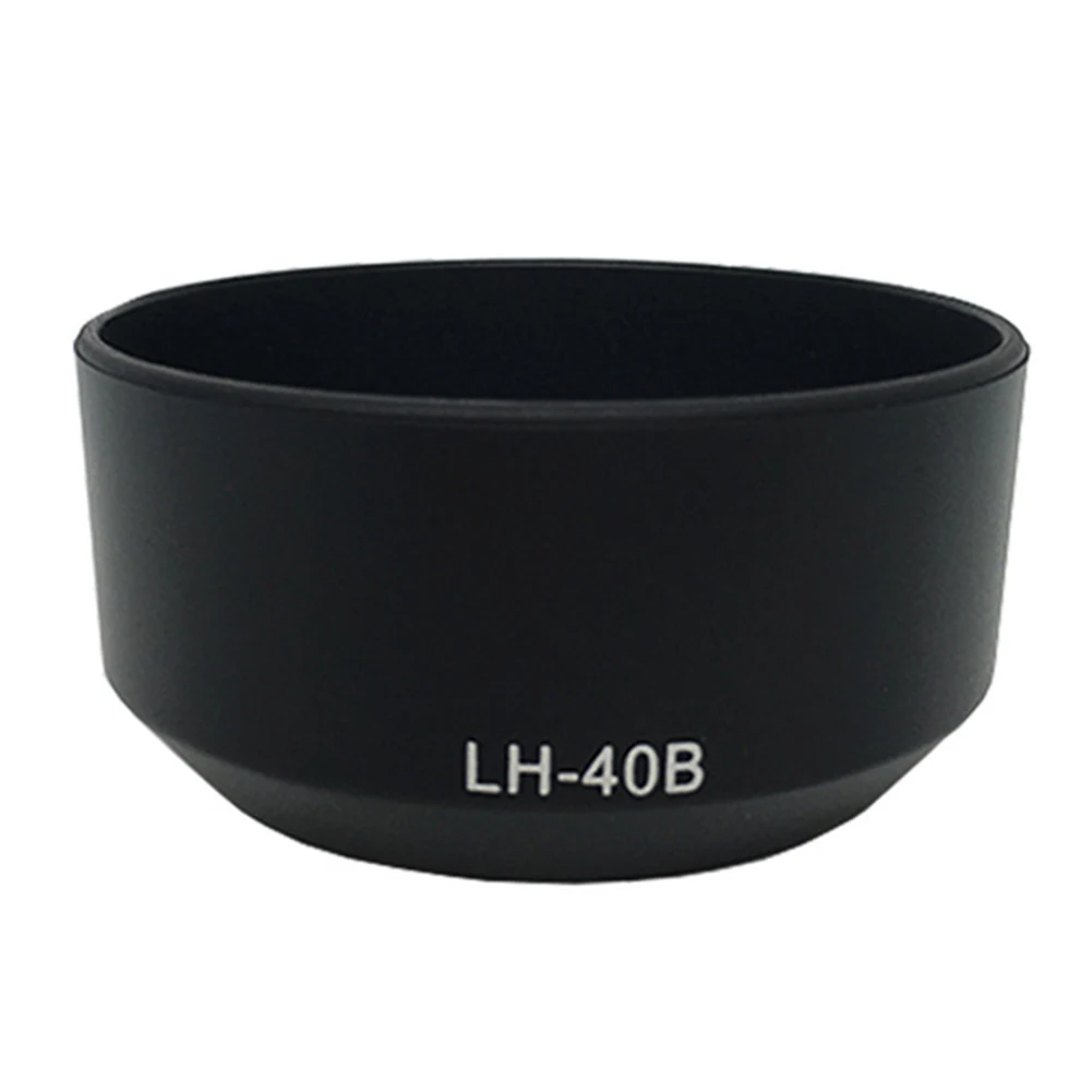 LH40B Professional Lens Hood Camera Accessories Durable Practical 45mm Easy Install Solid Protective For Olympus M.ZUIKO DIGITAL
