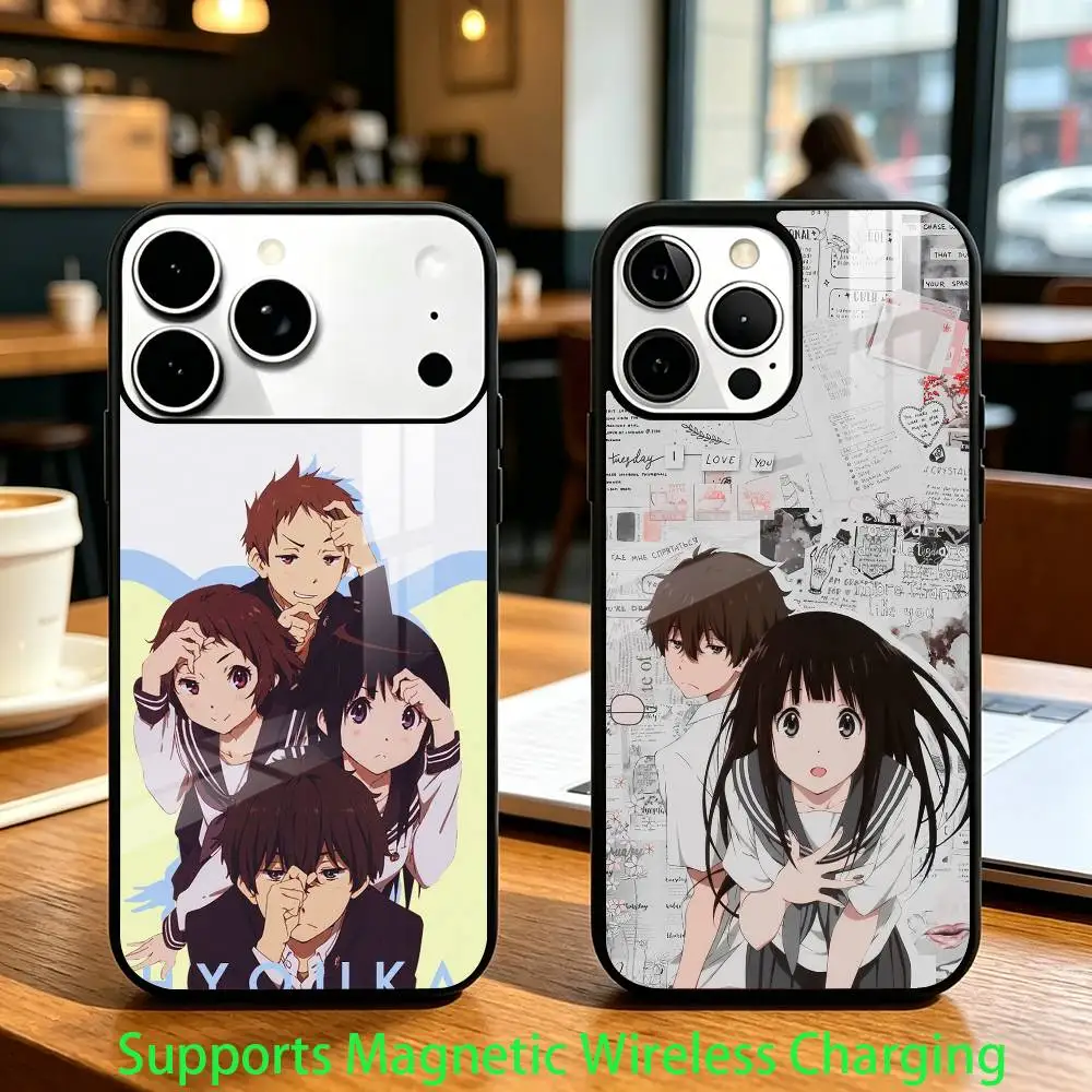 H-Hyouka Anime Phone Case For iPhone 18 17,16,15,14,13,12,Plus,Pro Compatible with magnetic wireless charging