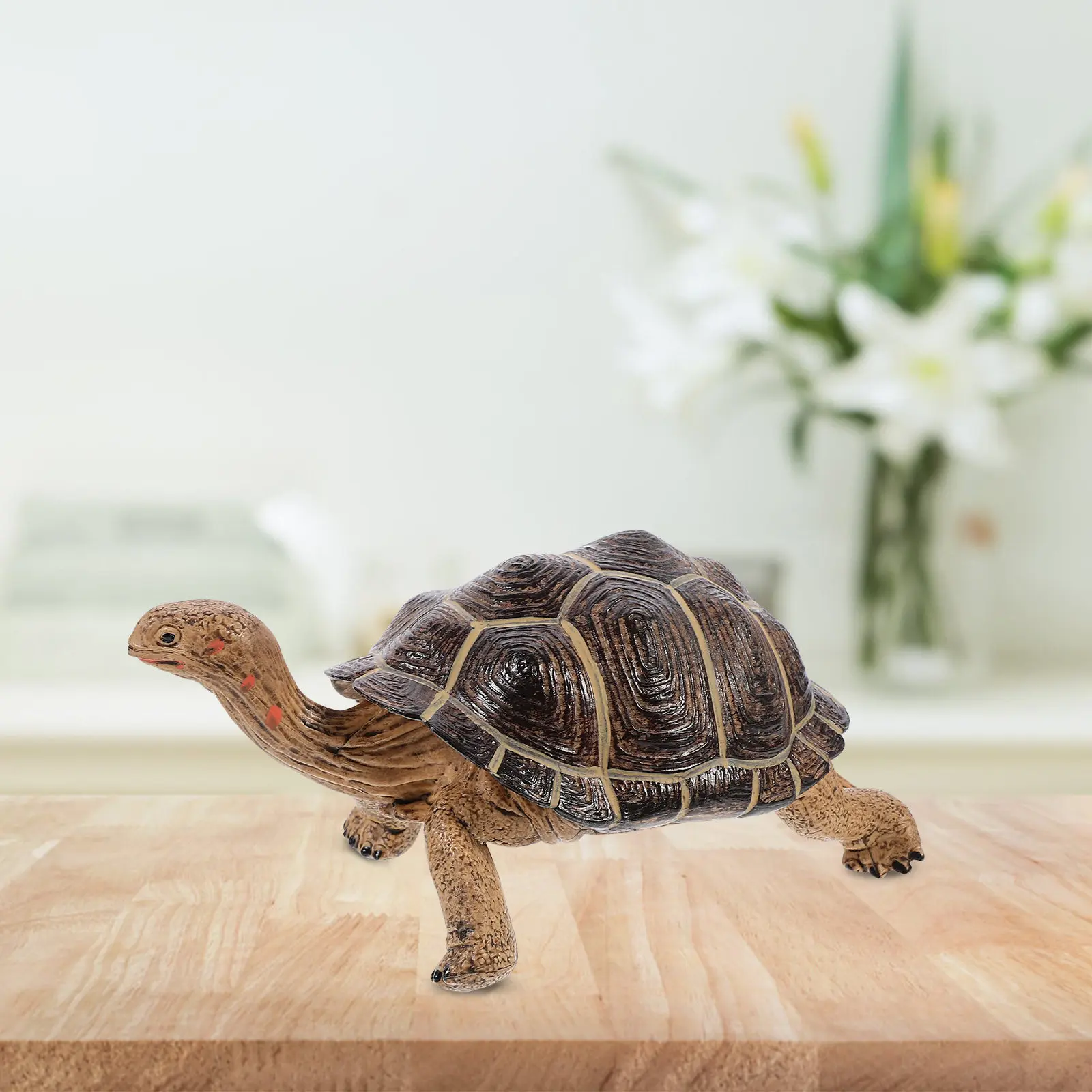 

Artificial Turtle Simulation Decoration Lifelike Endurable Imitation Turtle Ornament for Home Office Workshop Wildlife Animal