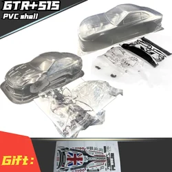 Boîtier transparent Silvia7 S15 GTR R35 1/10 rc, 2 pièces/boîte, coque sans peinture avec queue d'abat-jour pour hsp yokomo D5s hpi traxxas Tamiya