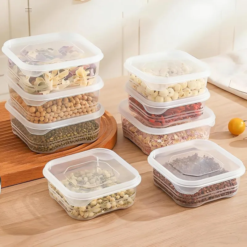

Food Storage Containers with Lids Fridge Organizer,350ml 650ml Sealed Food Containers,Reusable Takeaway Kitchen Freezer Storage