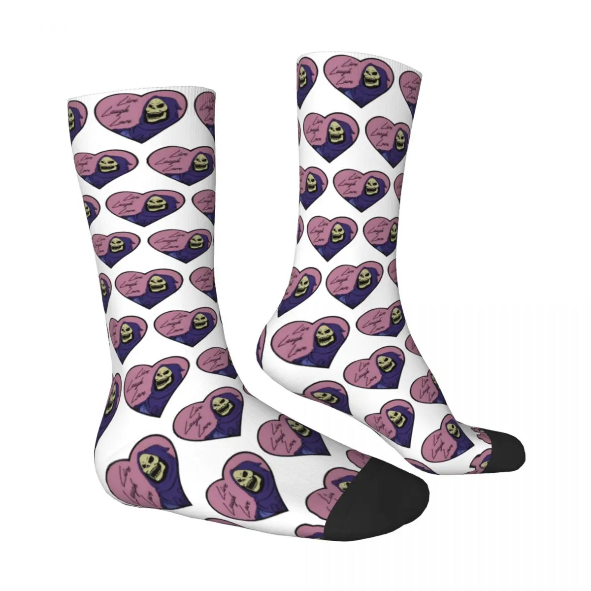 Skeletor Live Laugh Love He-Man and The Masters of The Universe Socks Male Mens Women Summer Stockings Polyester