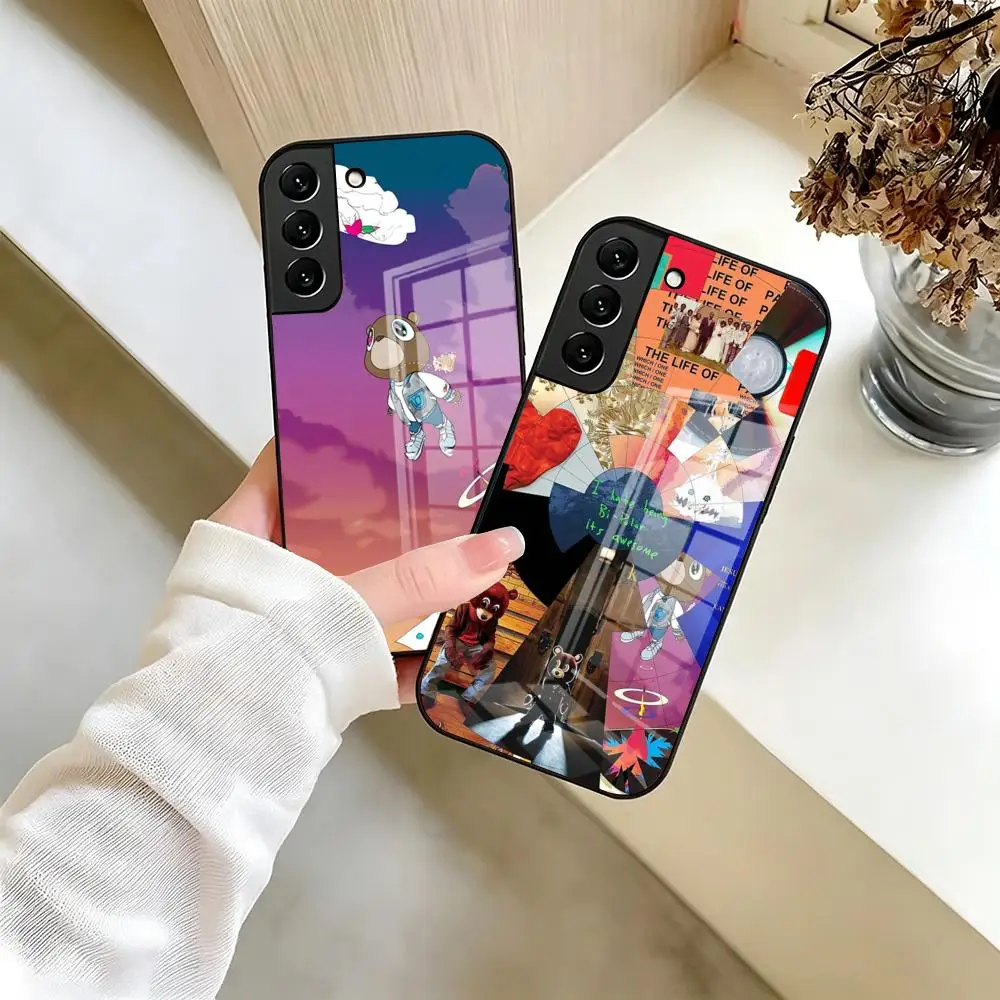 Rapper K-Kanye W-West Phone Case For Samsung S26 S25 Edge S24 S23 S22 Ultra Plus Fe A57 A37 A17 A27 5G Glass Cover