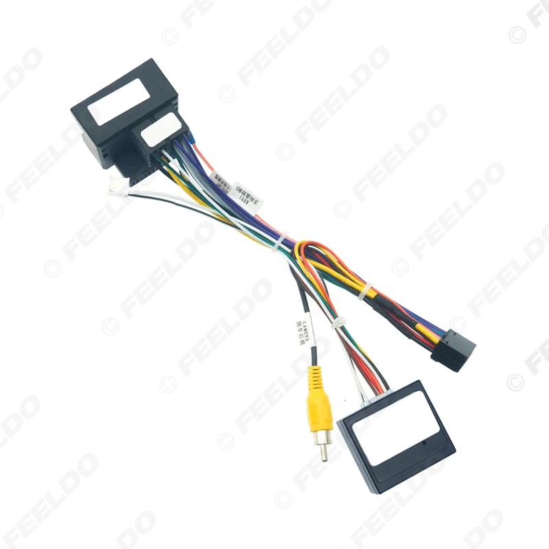 FEELDO 16-pin Car Android Stereo Wiring Harness For Peugeot 3008/2008/Citroen C4/C-Quatre/C4L/C3 XR/C5/DS6