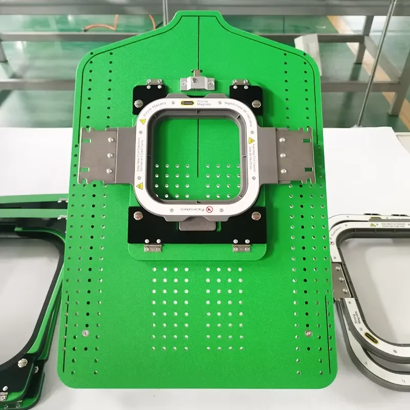 Magnetic Embroidery Hoop Frame 3 in 1 Shirt Fixing Station for High Efficiency Clothing Embroidery Machine Accessories Tool