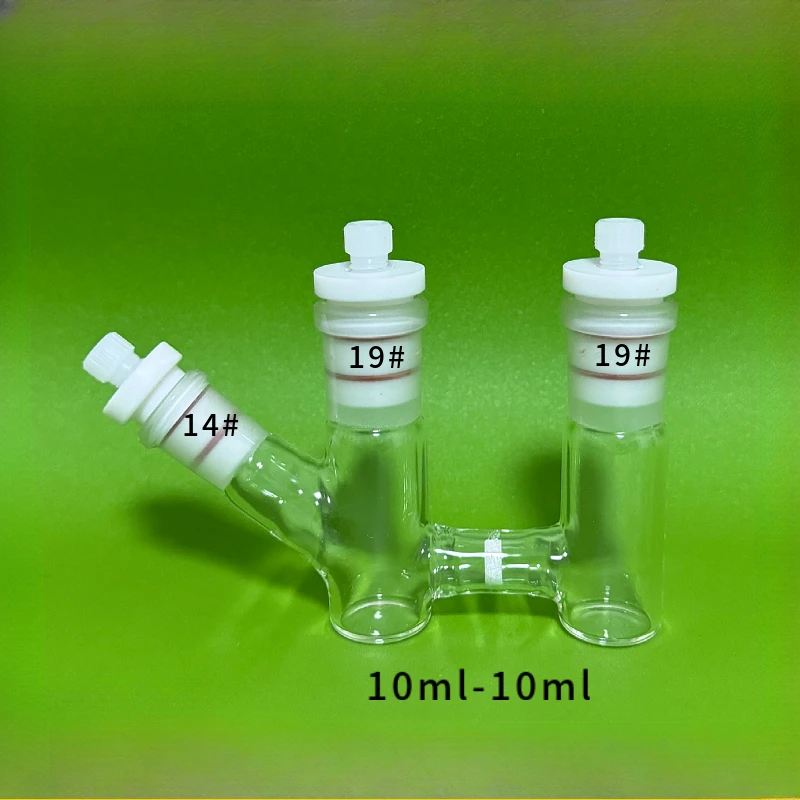 Three non sealed electrolytic cells with H-shaped sand cores