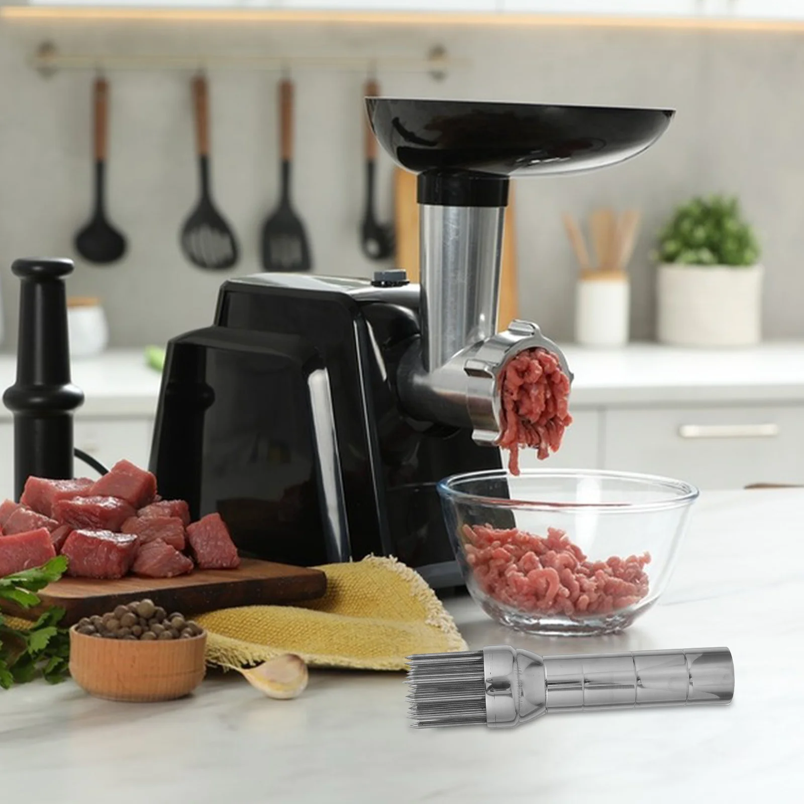 

Stainless Steel Meat Loosening Needle Mallet for Tenderizing Steak Pork Chicken Beef Poultry Bbq Grilling Kitchen Cooking Hammer