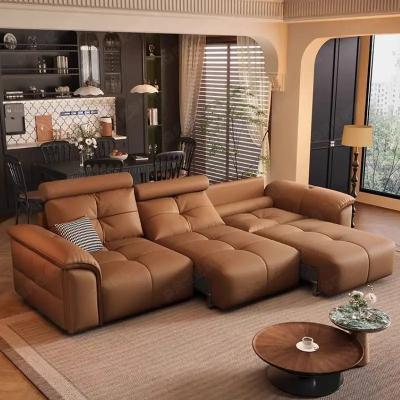 Extendable Electric Recliner Sofa Living Room Luxury Lounge Electric Recliner Sofa Lazy Sleeper Banken Woonkamer Furniture Home