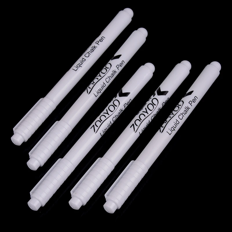 3PCS New white liquid chalk pen marker chalkboard blackboard pen erasable
