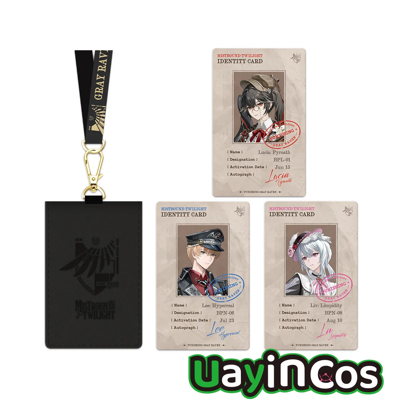 

В наличии: Оригинальный набор ID-карт GRAY RAVEN:PUNISHING Lee Theme, аксессуары для кукол Lucia Liv, аниме-фигурки, игровые игрушки для детей, подарок