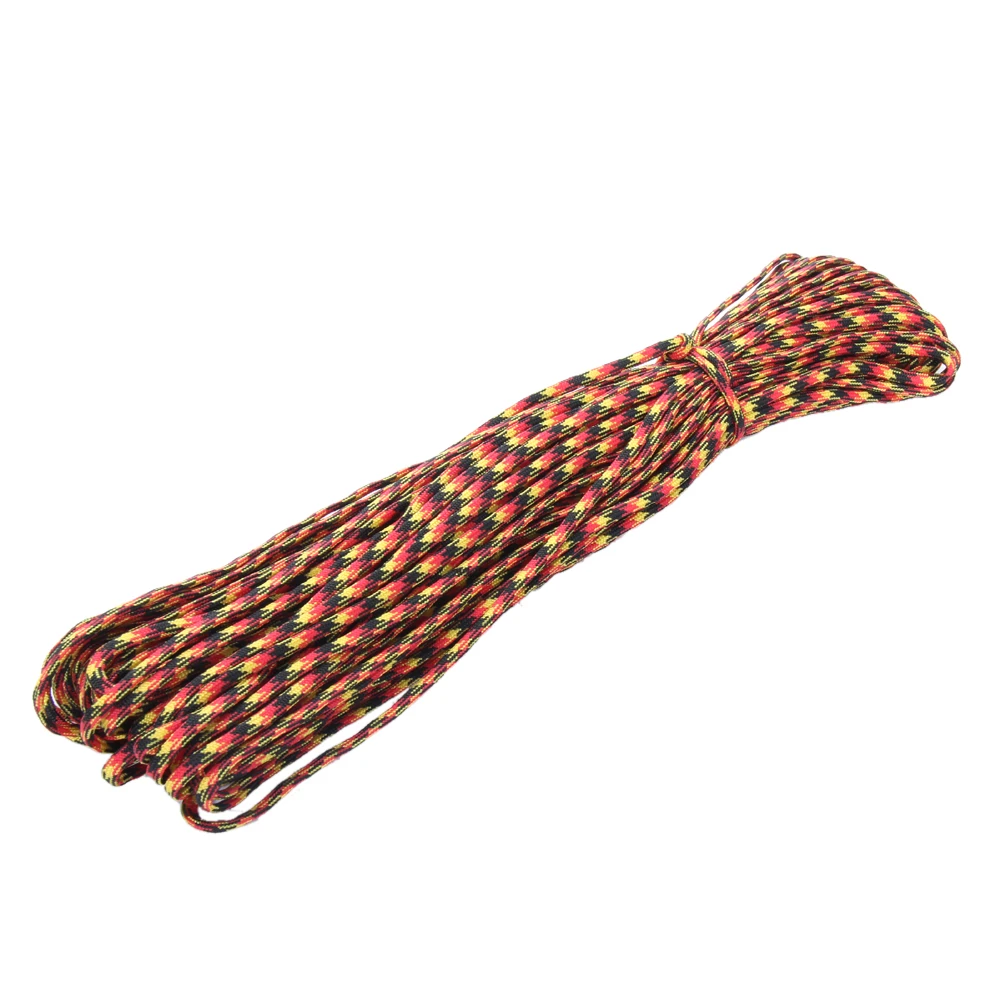 50m 7-Core Paracord Rope 4mm 550 Parachute Cord Durable Outdoor Survival Umbrella Tent Lanyard Strap Camping Clothesline Rope