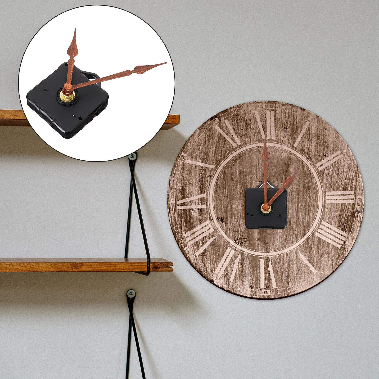 

1Set High Torque Long Shaft Clock Movement Durable Silent Precision DIY Clock Mechanism Replacement Parts Set Mute Movement