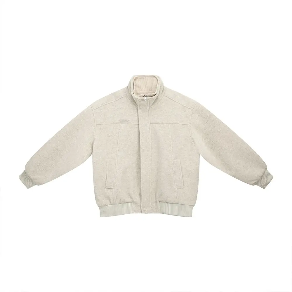 الشتاء الرجال الصوفية Jaet القطن اصطف فضفاضة تناسب الدافئة أعلى العلامة التجارية العصرية الكورية Sle الوقوف الطبعة ort Sve الوقوف طوق #5