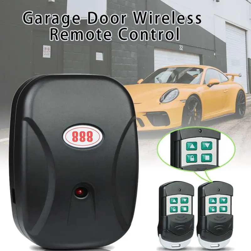 Universal Garage Door Wireless Remote Controls Chain Type External Electric Roller Shutter Door Controller 433Mhz Auto Accessory