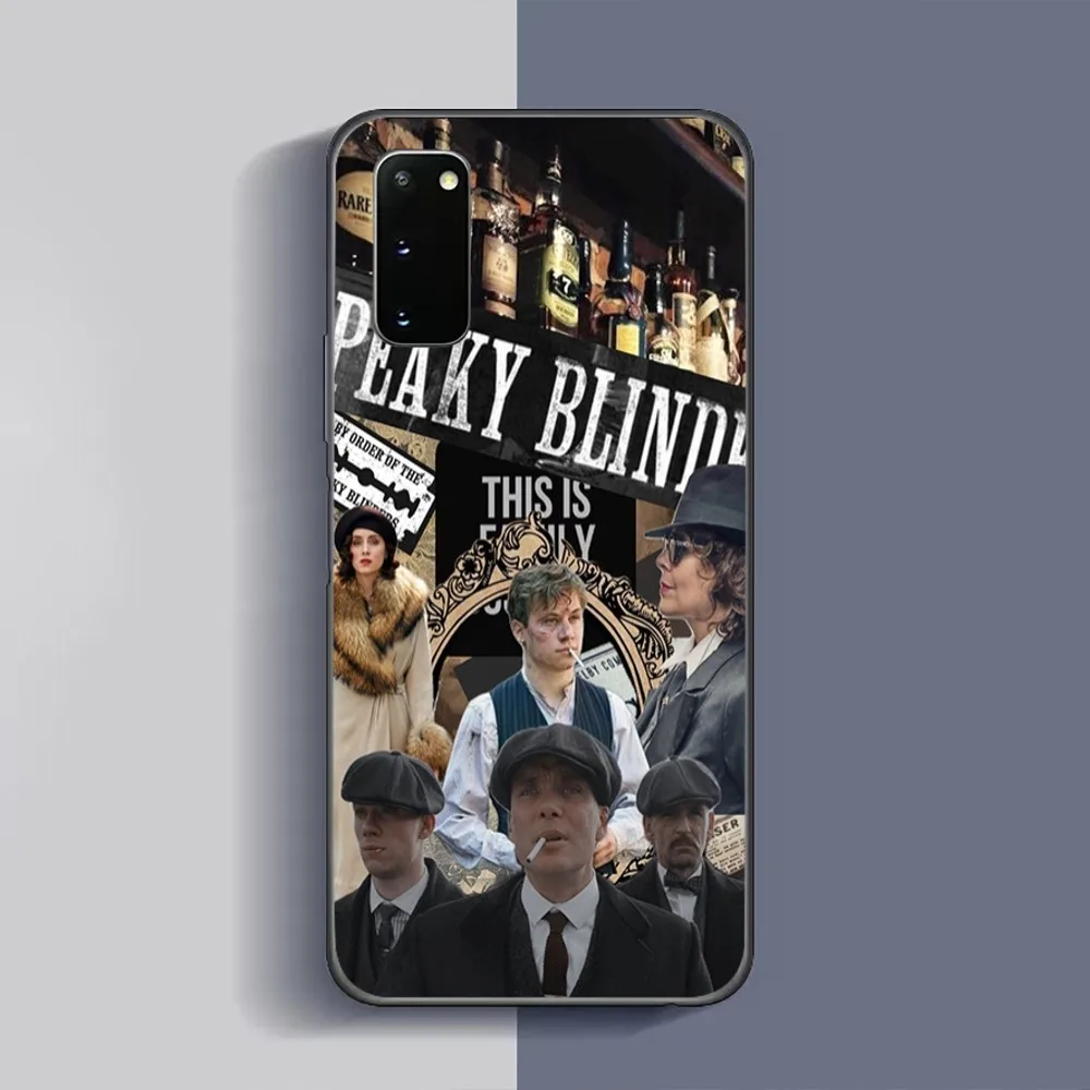 Movie P-Peaky-y-B-Blinders  Phone Case For Samsung Galaxy A52 A12 A51 S21 Edge S22ULTRA S23 S20LITE Plus ultra Black Cover