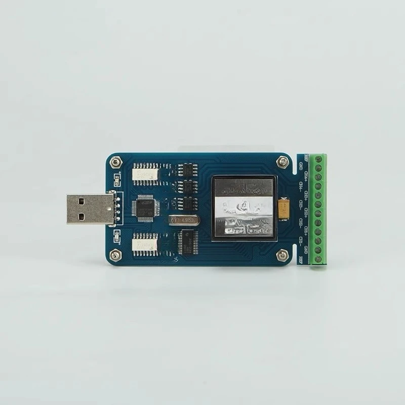 

Isolated 24-bit USB data collection card microvolt level high precision weak DC voltage measurement