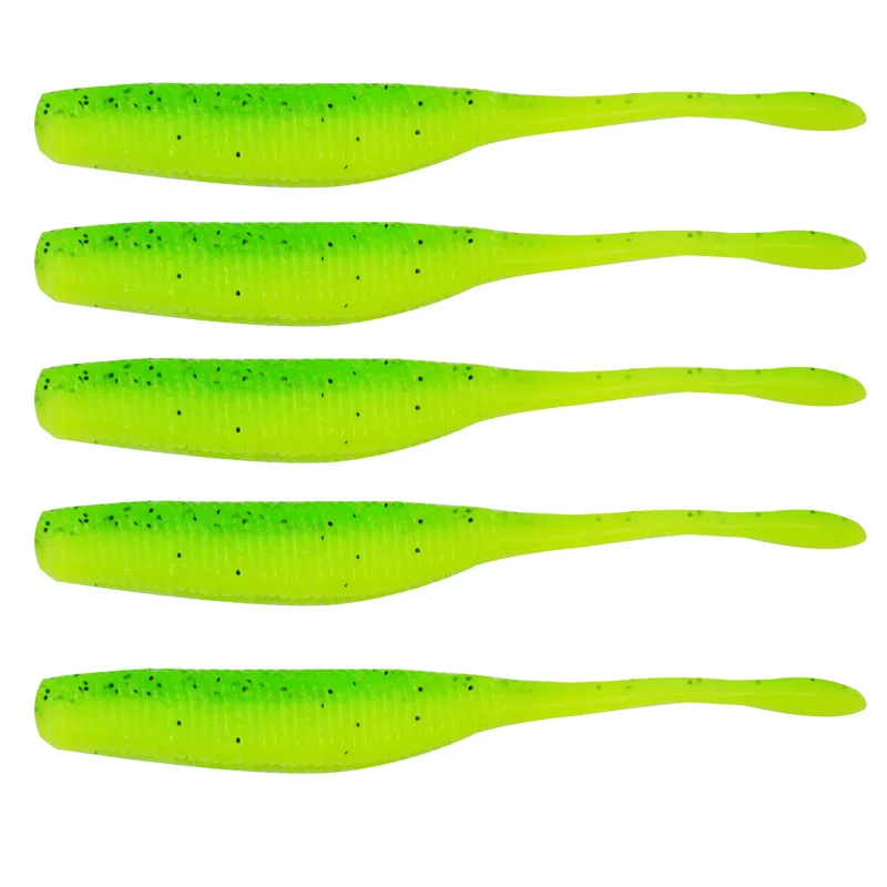 Angelköder, Sway Tail, Fisch, weicher Köder, 7,5 cm, 9,5 cm, 11,5 cm, Salzwurm, Kunstköder, Lot 5 Stück, Ausverkauf – Detail 8