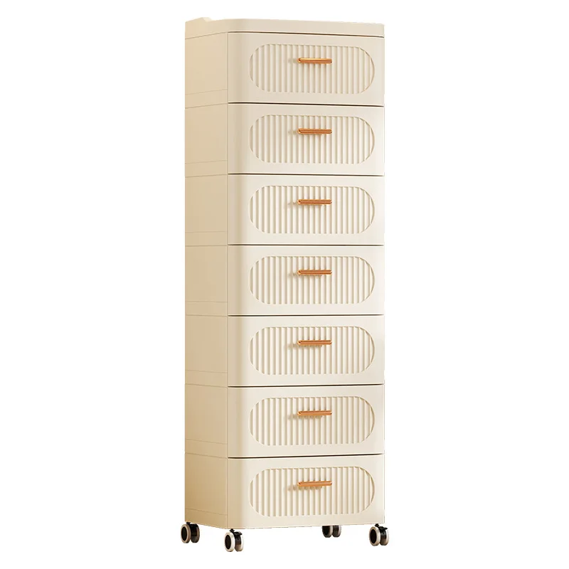 

Drawer storage cabinets, plastic multi-layer lockers