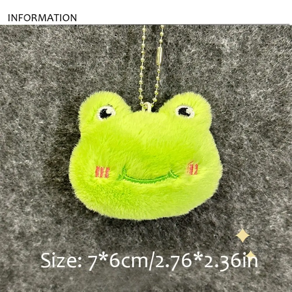 Lovely Soft Squeeze Panda Keychain Cartoon Piggy Squeak Rabbit Frog Chirping Bear Pendant Backpack Decor view 6