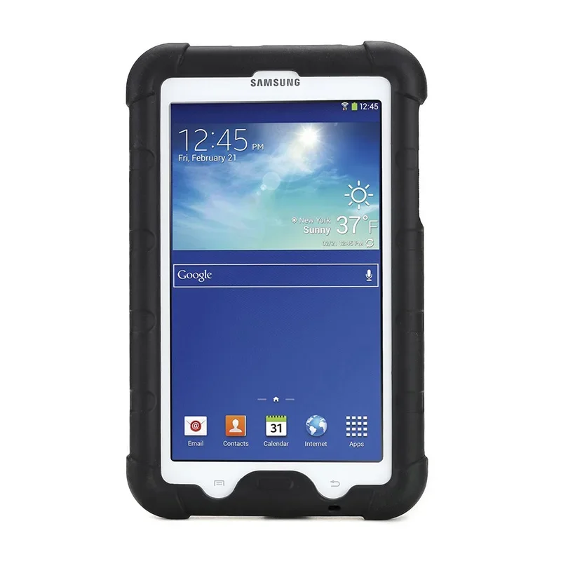 

Cover For Samsung Galaxy Tab 3 Lite 7.0 Cover SM-T110 T111 Tab 4 T113 T116 Tablet Silicone Bumper Rugged Case