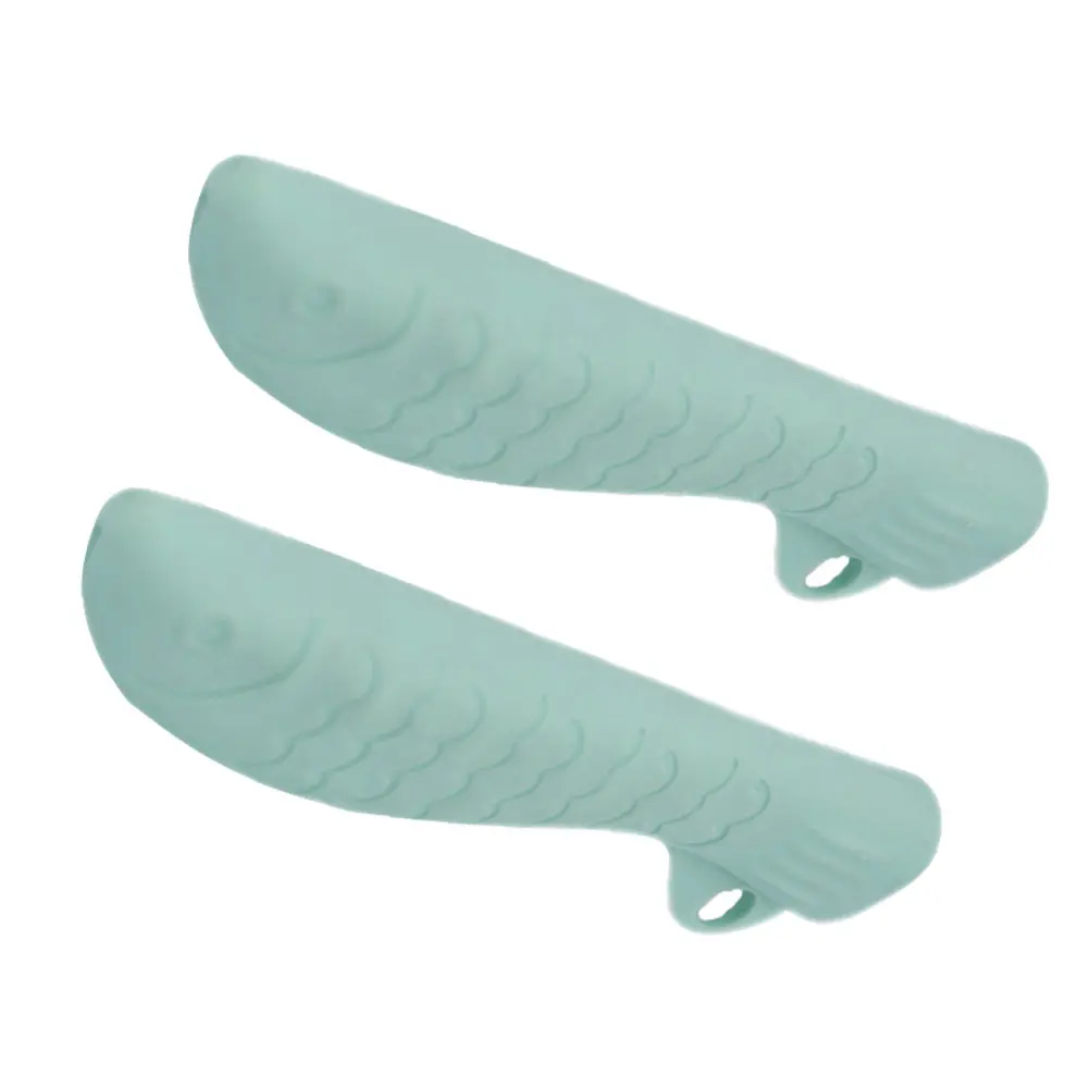 

2Pcs Kitchen Cutter Hand Protector Silicone Finger Guards Safe Cutting Accessory Vegetable Cutter Finger Protective Guard