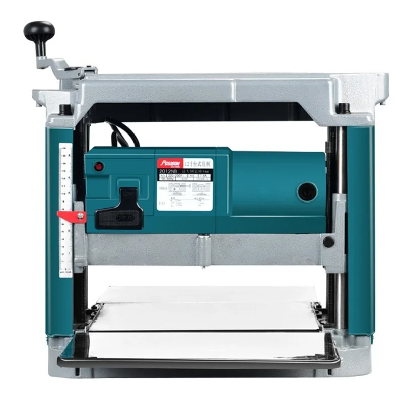 

12Inch Power Benchtop Planer 1850W Electric Woodworking Planing Machine Woodworking Dustproof Cover Precision Planing Tools